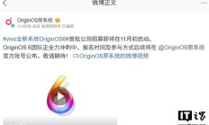 vivo OriginOS 6 首批公测招募 11 月初启动，适配机型已公布